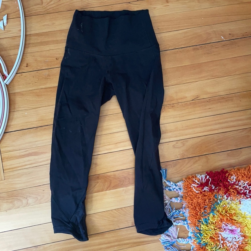 Lululemon cropped mesh leggings